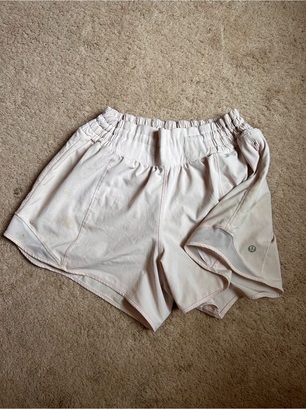 lululemon athletica Pale Pink Women's Athletic Shorts
